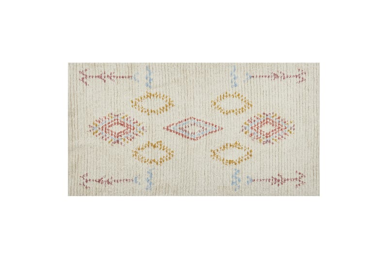 Bettiah Bomullsmatta 80x150 cm Beige - Textilier & mattor - Mattor - Modern matta - Bomullsmattor