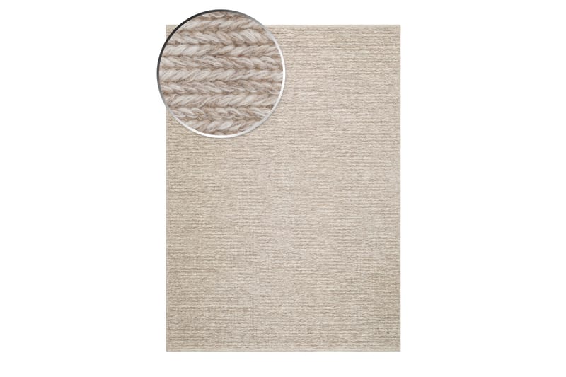 BILKE Ullmatta 300x400 cm Beige - Textilier & mattor - Mattor - Modern matta - Ullmattor