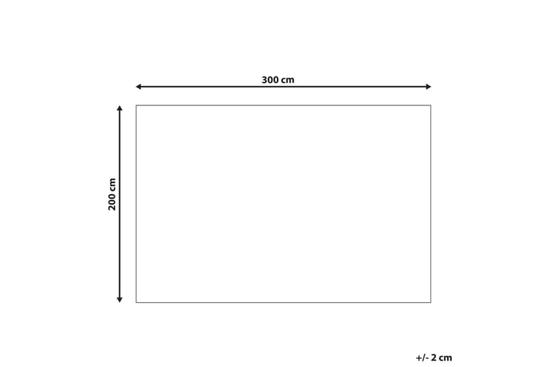 Binnisz Ryamatta 200x300 cm Röd - Ryamattor