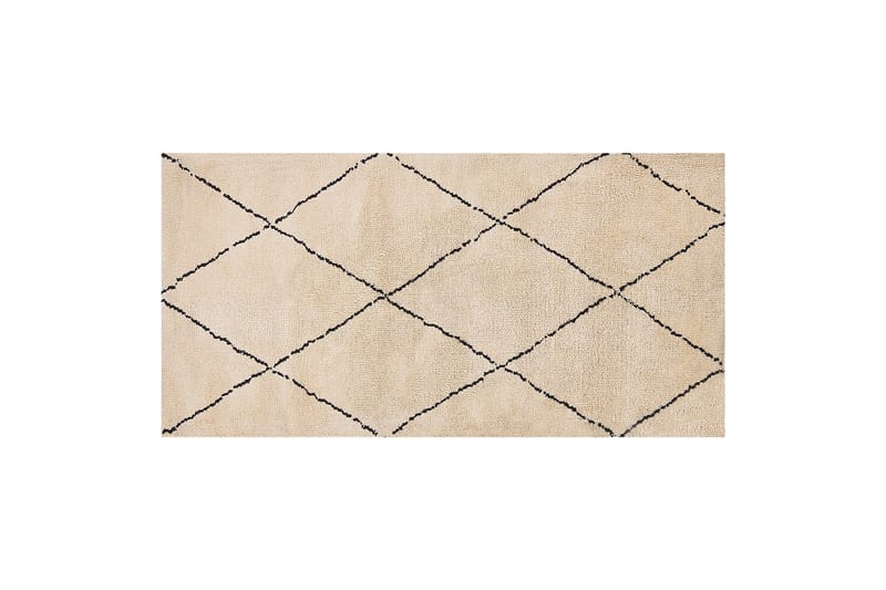 BITLIS Ryamatta 80x150 cm Beige - Textilier & mattor - Mattor - Modern matta - Ryamattor