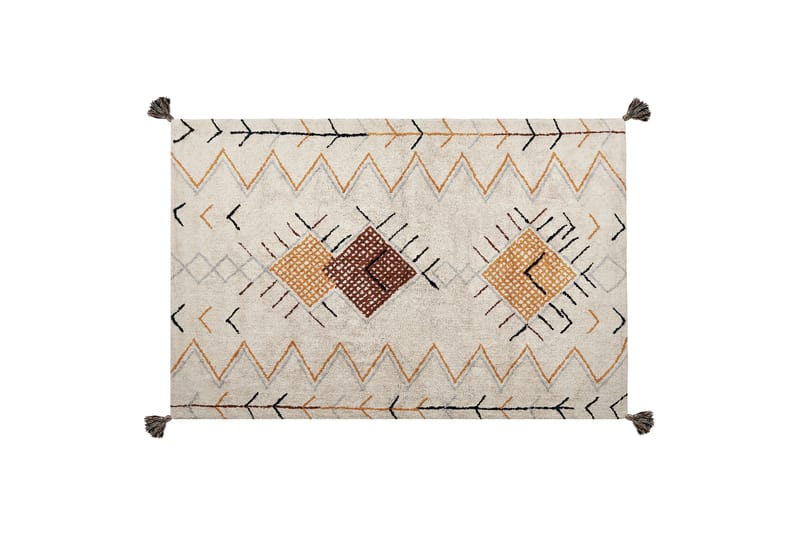 Bolay Bomullsmatta 160x230 cm Beige - Textilier & mattor - Mattor - Modern matta - Bomullsmattor