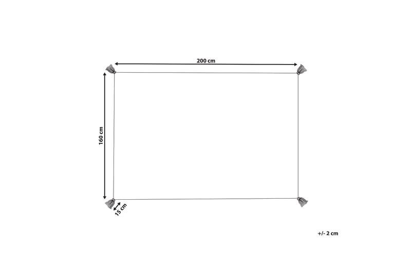 Bolay Bomullsmatta 160x230 cm Beige - Textilier & mattor - Mattor - Modern matta - Bomullsmattor