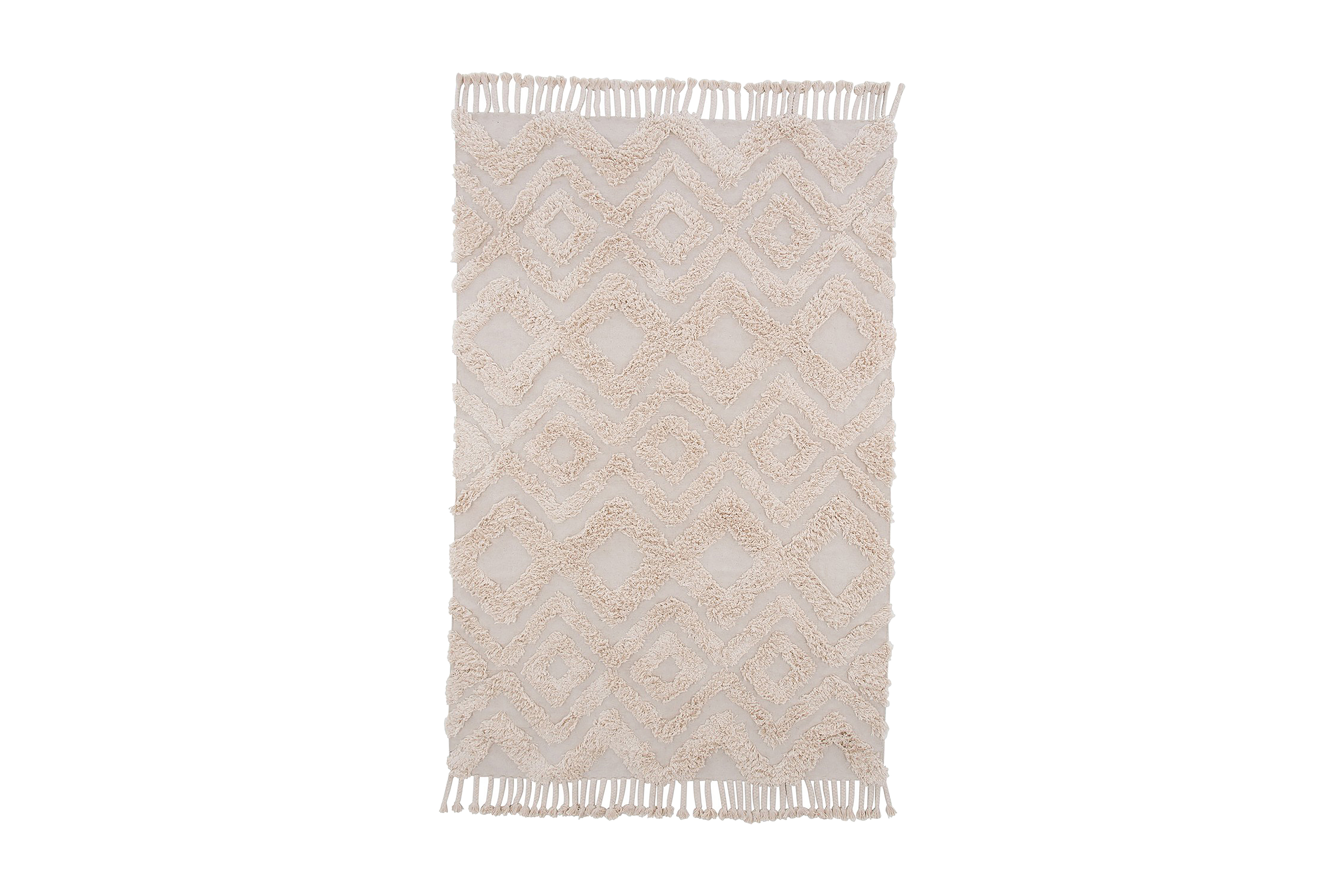 HILMA Bomullsmatta 300×200 cm Offwhite –