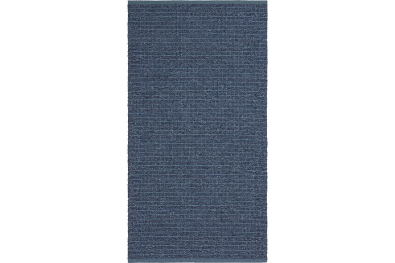 MARION Bomullsmatta 80x400 cm Blå - Horredsmattan - Bomullsmattor - Små mattor - Stora mattor - Handvävda mattor - Barnmattor