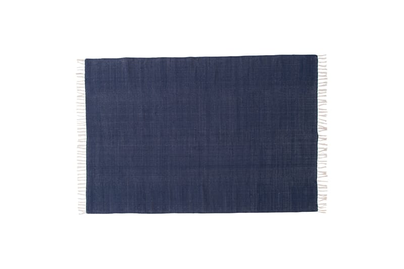 SANPERA Bomullsmatta 170x240 cm Marinblå - Bomullsmattor - Små mattor - Stora mattor - Handvävda mattor - Barnmattor