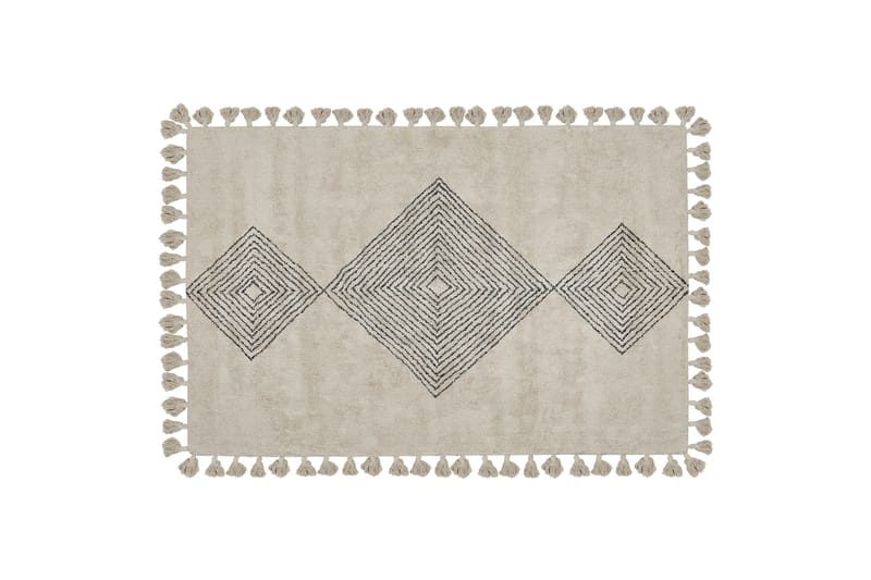 Bulcuk Bomullsmatta 160x230 cm Beige - Textilier & mattor - Mattor - Modern matta - Bomullsmattor