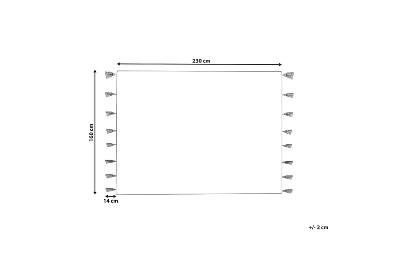 Cavus Bomullsmatta 160x230 cm Vit - Textilier & mattor - Mattor - Modern matta - Bomullsmattor