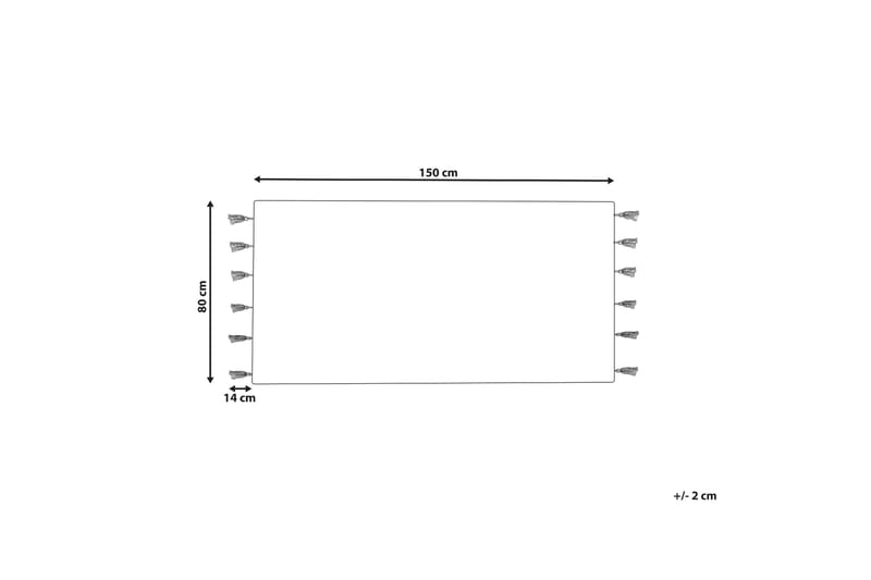 Cavus Bomullsmatta 80x150 cm Vit - Textilier & mattor - Mattor - Modern matta - Bomullsmattor