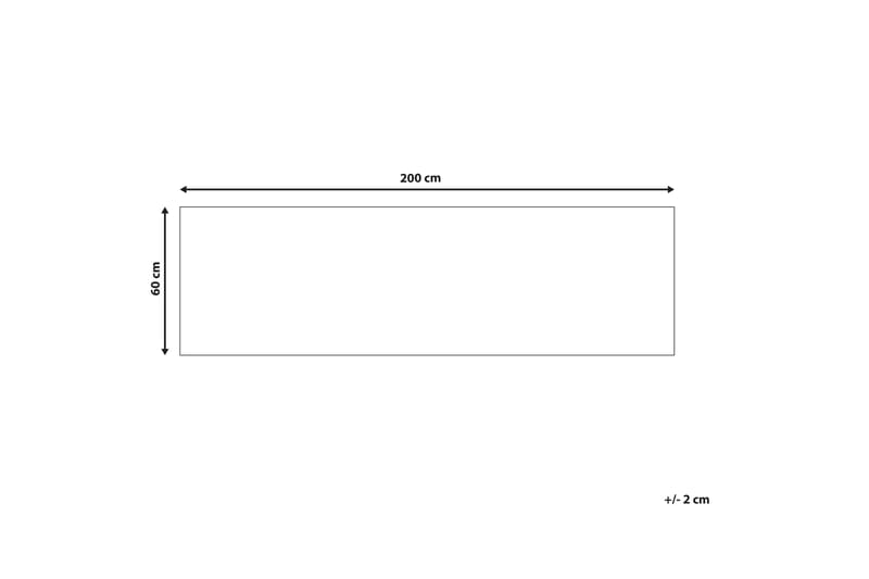 Colachel Ryamatta 60x200 cm Röd - Textilier & mattor - Mattor - Modern matta - Ryamattor