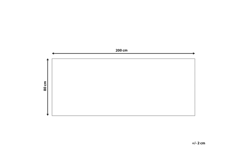 Colachel Ryamatta 80x200 cm Röd - Textilier & mattor - Mattor - Modern matta - Ryamattor