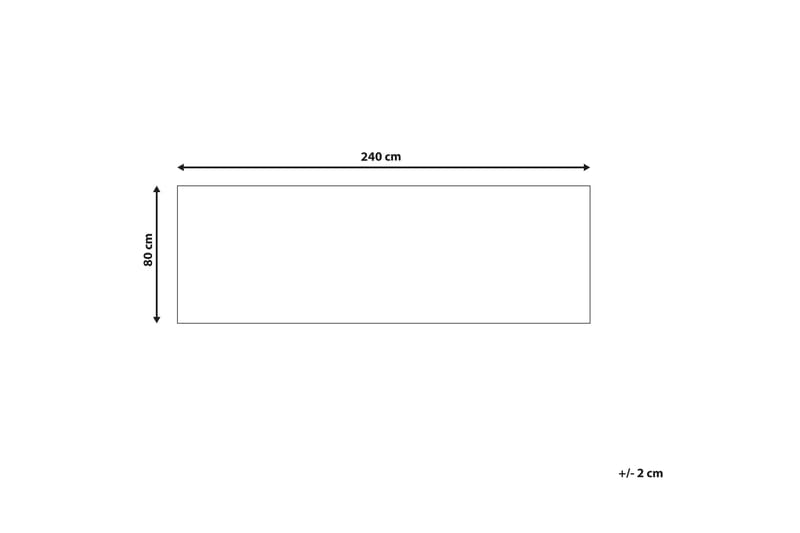 Colachel Ryamatta 80x240 cm Röd - Textilier & mattor - Mattor - Modern matta - Ryamattor