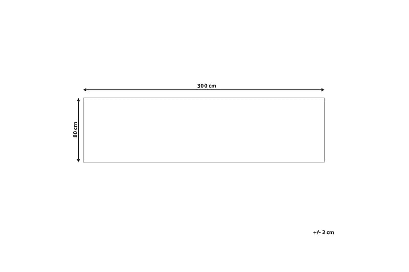 Colachel Ryamatta 80x300 cm Röd - Textilier & mattor - Mattor - Modern matta - Ryamattor