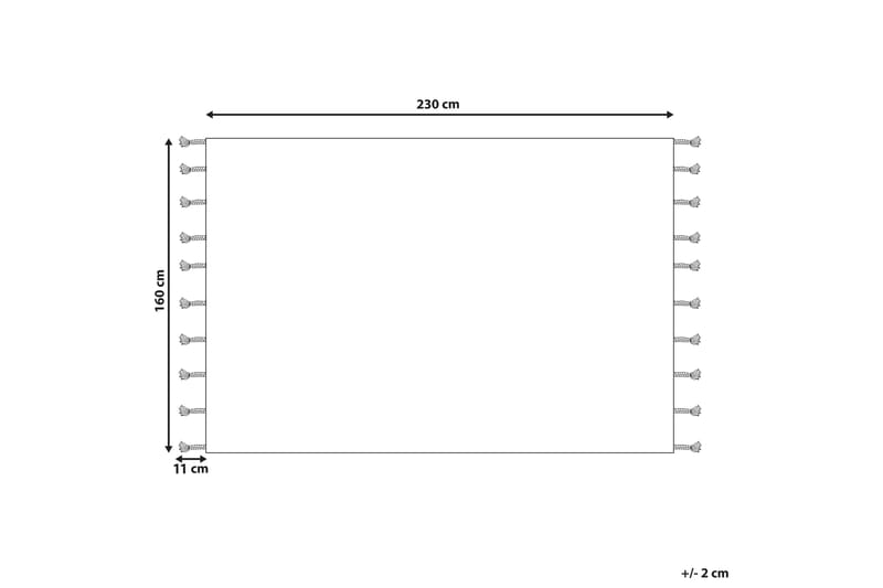 Corum Ryamatta 160x230 cm Svart - Textilier & mattor - Mattor - Modern matta - Ryamattor