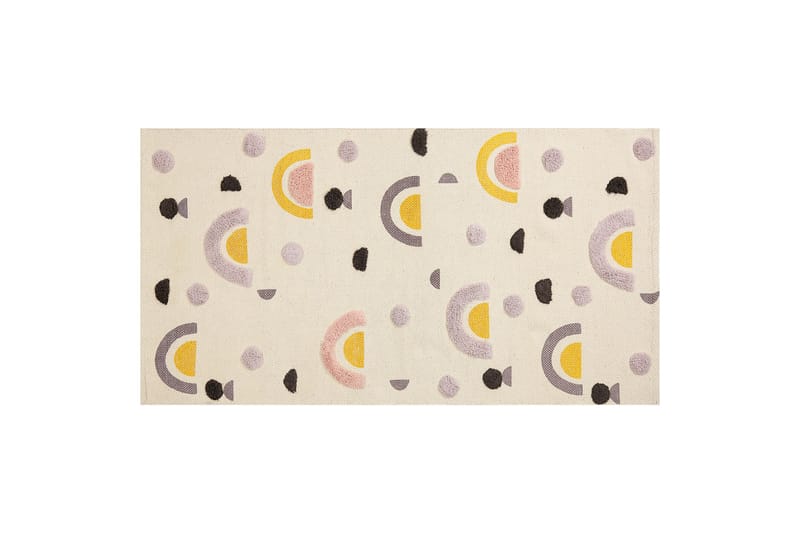 Curup Bomullsmatta 80x150 cm Beige - Textilier & mattor - Mattor - Modern matta - Bomullsmattor