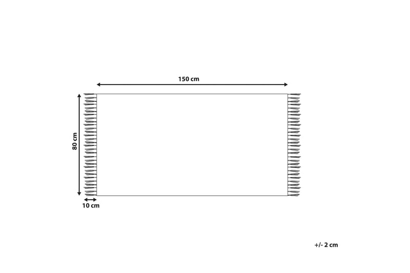 Daran Bomullsmatta 80x150 cm Beige - Textilier & mattor - Mattor - Modern matta - Bomullsmattor