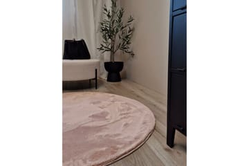 Dream Ryamatta 200 cm Rund Rosa