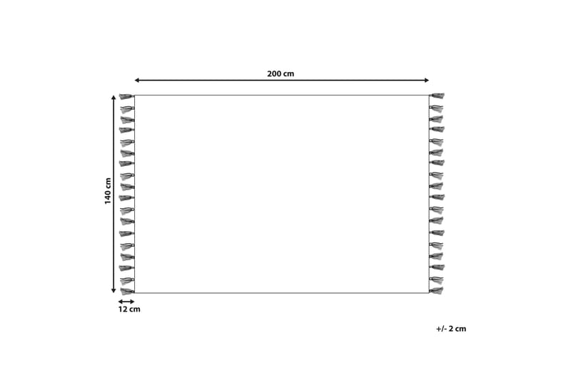 Eskisehir Bomullsmatta 140x200 cm Beige - Textilier & mattor - Mattor - Modern matta - Bomullsmattor