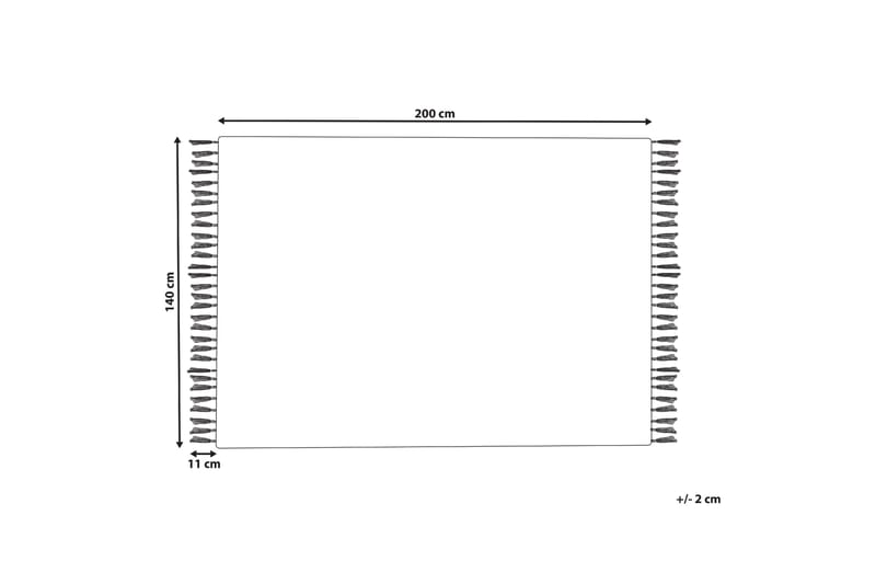 Fener Jutematta 140x200 cm Beige - Jutemattor & sisalmattor