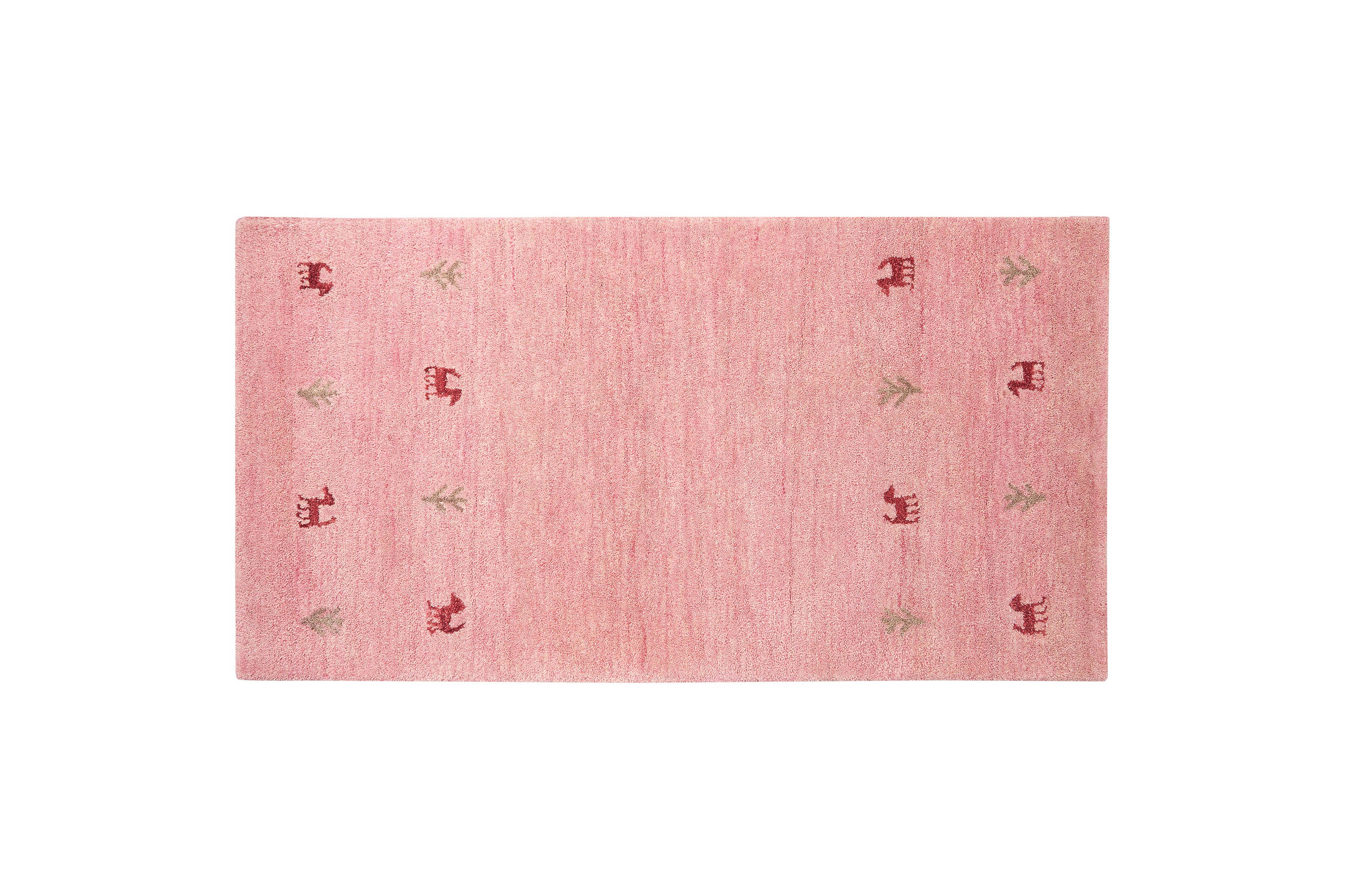 GOCERLA Ryamatta 80x150 cm Rosa - Ryamattor