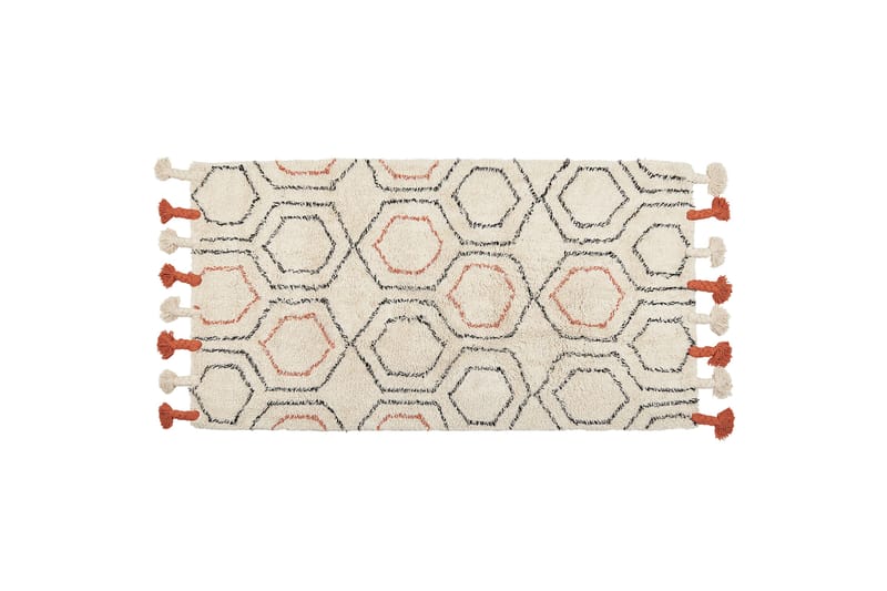 Hajipur Ryamatta 80x150 cm Beige - Textilier & mattor - Mattor - Modern matta - Ryamattor