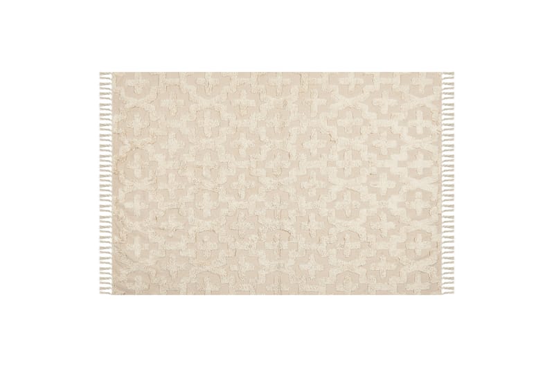 Itangar Bomullsmatta 140x200 cm Beige - Textilier & mattor - Mattor - Modern matta - Bomullsmattor