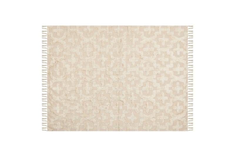 Itangar Bomullsmatta 160x230 cm Beige - Textilier & mattor - Mattor - Modern matta - Bomullsmattor