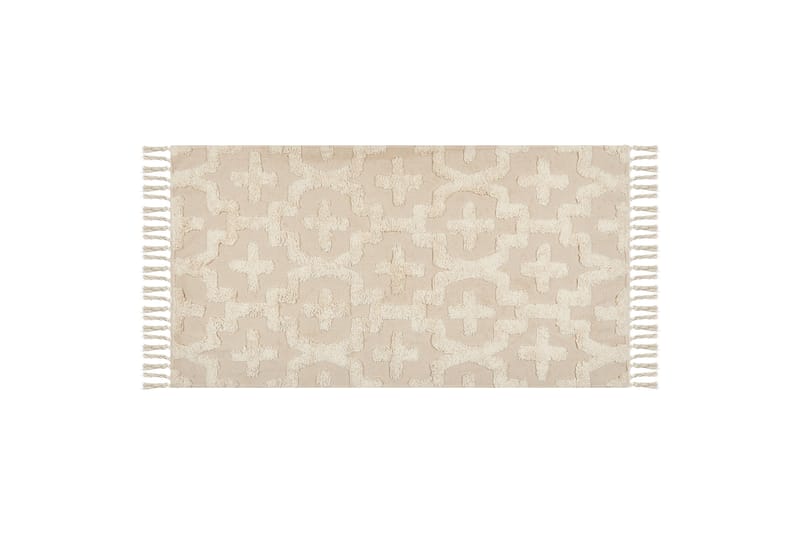 Itangar Bomullsmatta 80x150 cm Beige - Textilier & mattor - Mattor - Modern matta - Bomullsmattor