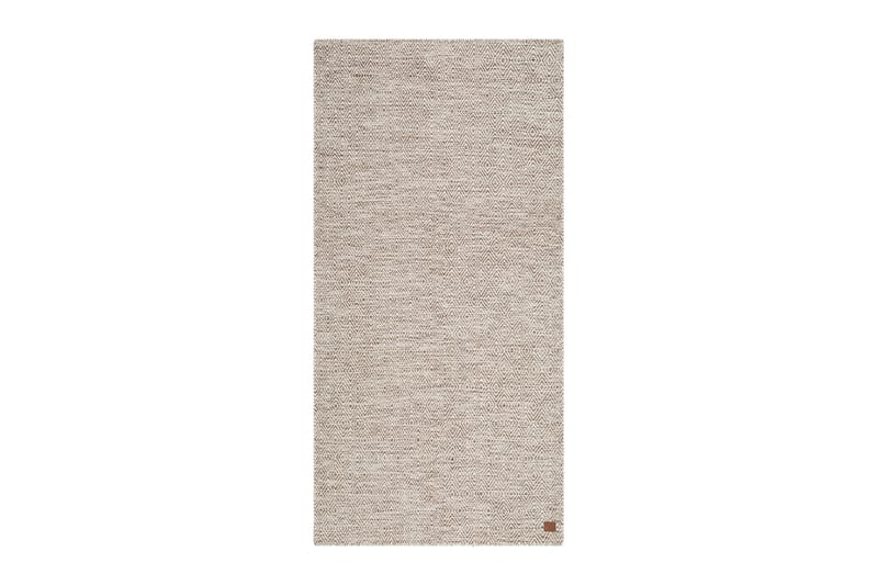 Junna Ullmatta 75x200 Oval Beige - Textilier & mattor - Mattor - Modern matta - Ullmattor