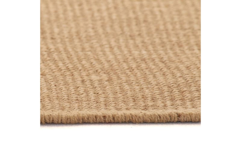 Jutematta med latexundersida 140x200 cm naturlig - Beige - Textilier & mattor - Mattor - Modern matta - Jutemattor & sisalmattor