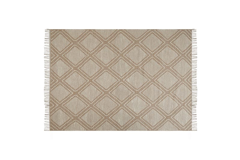 Kacem Bomullsmatta 140x200 cm Beige - Textilier & mattor - Mattor - Modern matta - Bomullsmattor