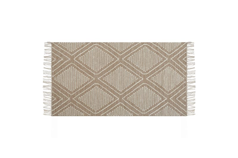 Kacem Bomullsmatta 80x150 cm Beige - Textilier & mattor - Mattor - Modern matta - Bomullsmattor