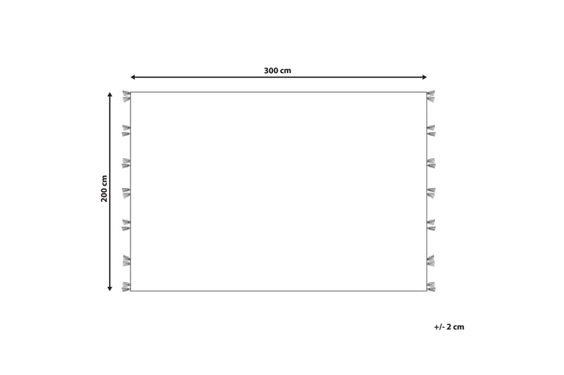 Kaghsi Ullmatta 200x300 cm Röd - Ullmattor