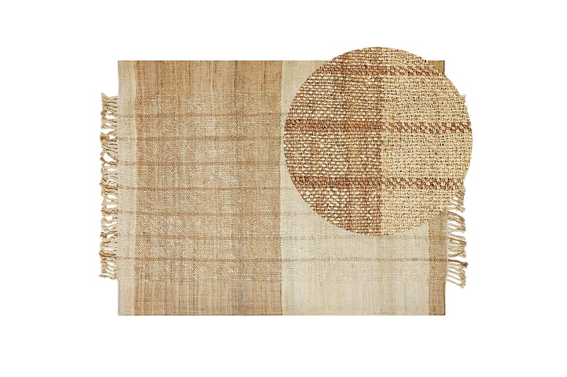 Karkin Jutematta 160x230 cm Beige - Jutemattor & sisalmattor