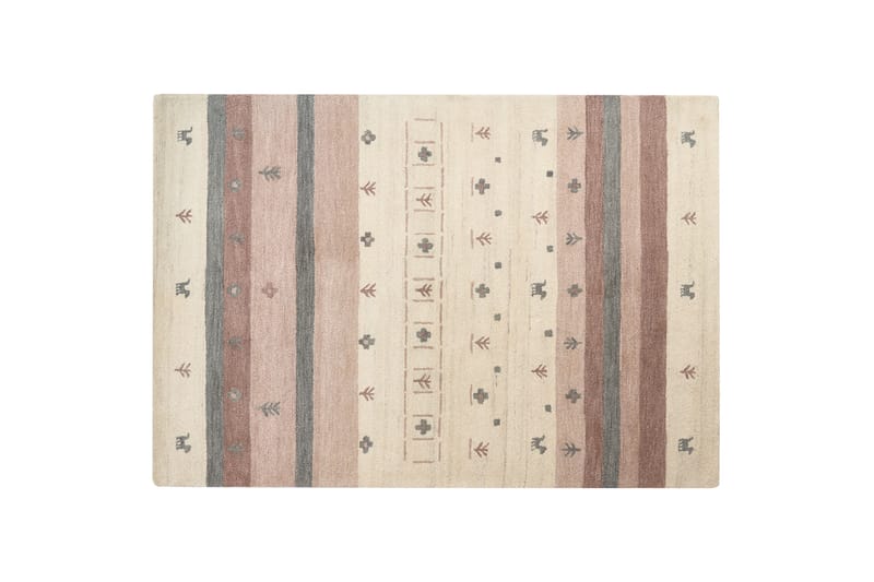 Karli Ryamatta 160x230 cm Beige - Små mattor - Ryamattor - Stora mattor - Handvävda mattor - Barnmattor