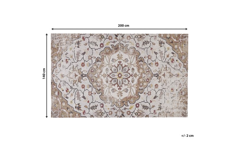 Kattakkada Ryamatta 140x200 cm Beige - Textilier & mattor - Mattor - Modern matta - Ryamattor