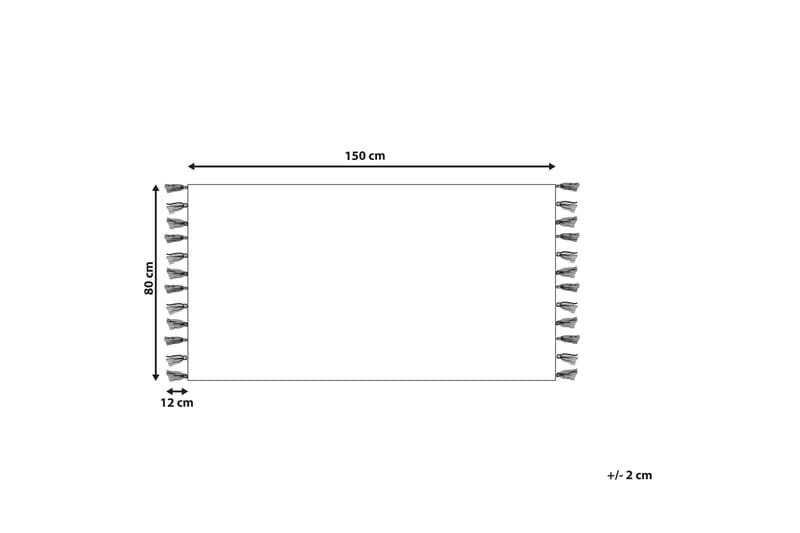 Kirsehir Bomullsmatta 80x150 cm Röd - Textilier & mattor - Mattor - Modern matta - Bomullsmattor