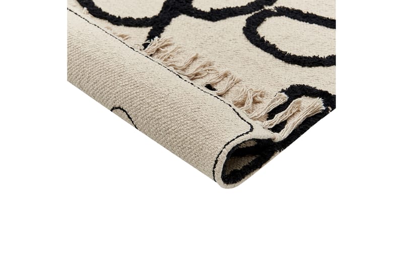 Konur Bomullsmatta 160x230 cm Beige - Textilier & mattor - Mattor - Modern matta - Bomullsmattor