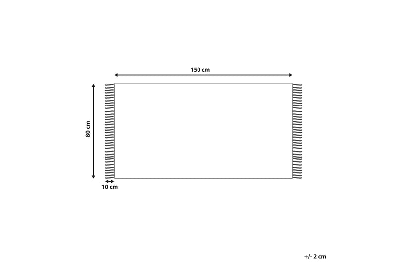 Konur Bomullsmatta 80x150 cm Beige - Textilier & mattor - Mattor - Modern matta - Bomullsmattor