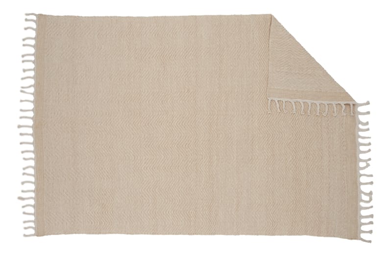 Loke Ullmatta 160x230 cm Rektangulär - Beige - Textilier & mattor - Mattor - Modern matta - Ullmattor