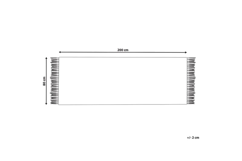 Manavgat Gångmatta 80x200 cm Beige - Textilier & mattor - Mattor - Modern matta - Gångmattor