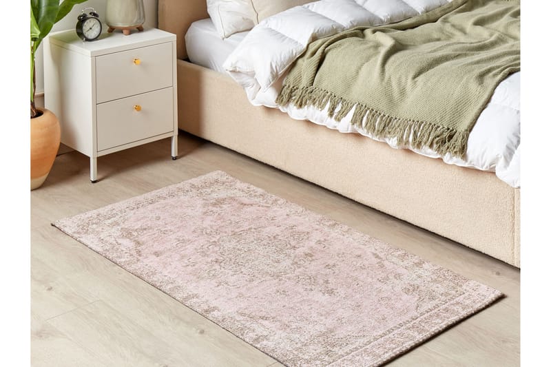 Matarim Ryamatta 80x150 cm Rosa - Textilier & mattor - Mattor - Modern matta - Ryamattor