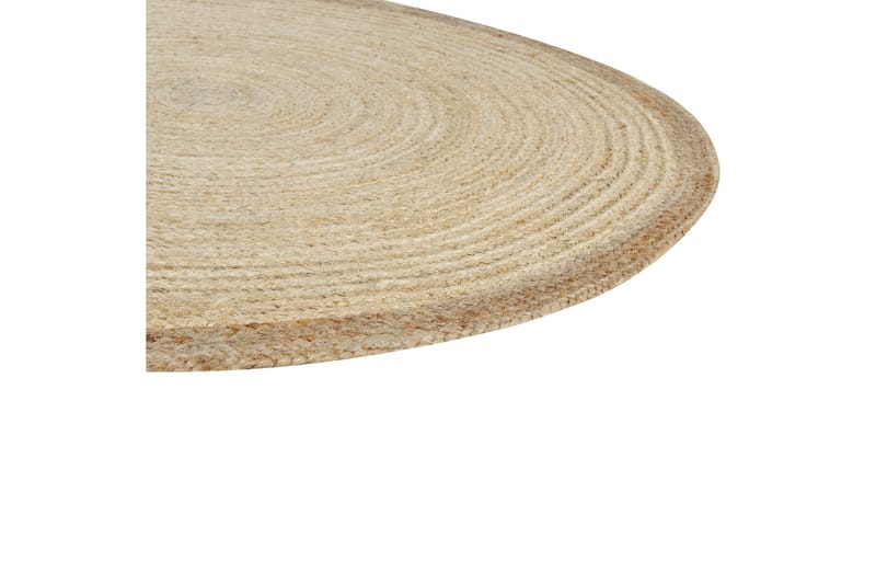 Menemen Jutematta 120 cm Rund Beige - Jutemattor & sisalmattor