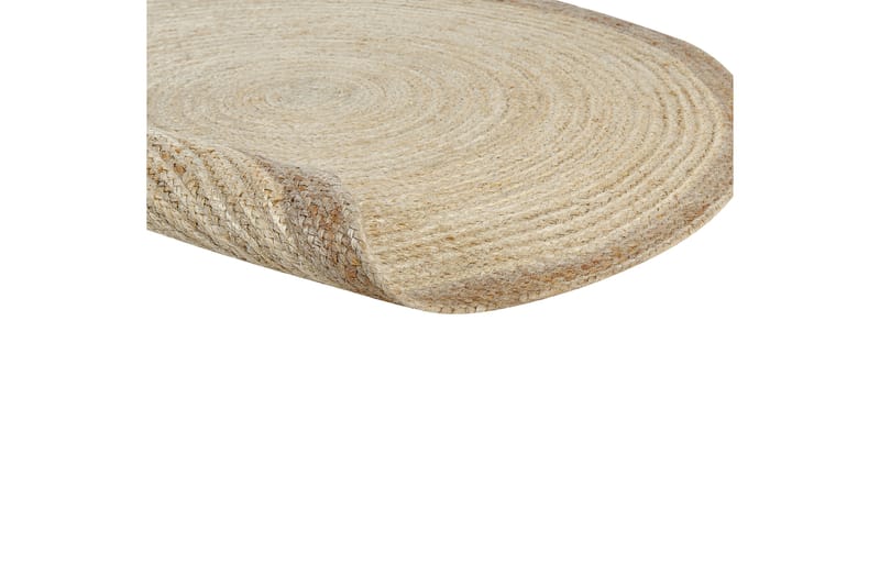 Menemen Jutematta 120 cm Rund Beige - Jutemattor & sisalmattor