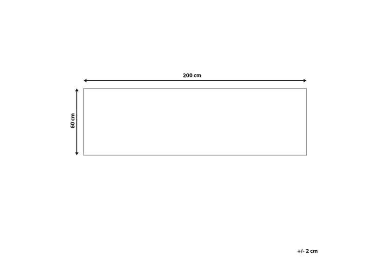 Midalam Ryamatta 60x200 cm Blå - Textilier & mattor - Mattor - Modern matta - Ryamattor