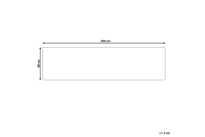 Midalam Ryamatta 80x300 cm Blå - Textilier & mattor - Mattor - Modern matta - Ryamattor