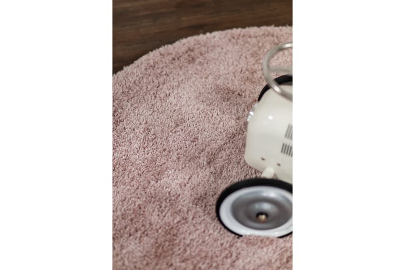 TEDDYS Ryamatta Rund 200 cm Dusty Pink Rosa - Textilier & mattor - Mattor - Modern matta - Ryamattor