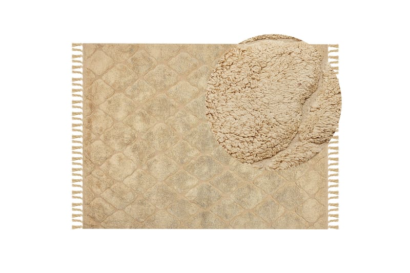 Sanliurfa Ryamatta 160x230 cm Beige - Textilier & mattor - Mattor - Modern matta - Ryamattor