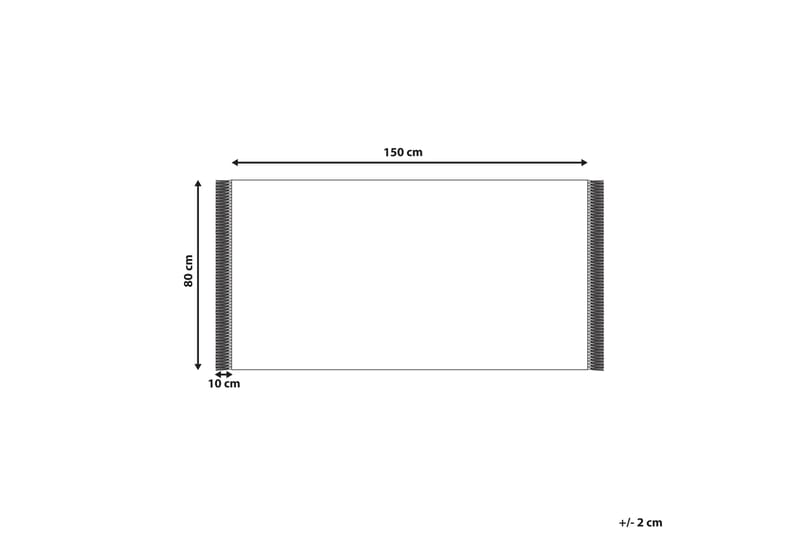 Sazli Bomullsmatta 80x150 cm Beige - Textilier & mattor - Mattor - Modern matta - Bomullsmattor