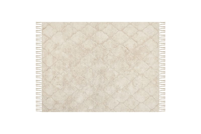 Silchar Bomullsmatta 160x230 cm Beige - Textilier & mattor - Mattor - Modern matta - Bomullsmattor