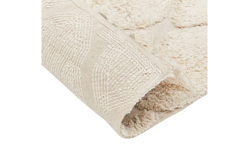 Silchar Bomullsmatta 160x230 cm Beige - Textilier & mattor - Mattor - Modern matta - Bomullsmattor